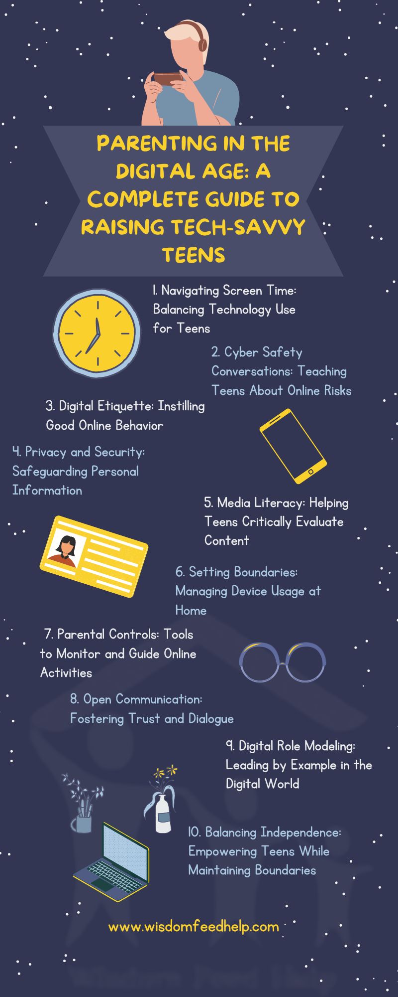 Tips for digital parenting-infographic